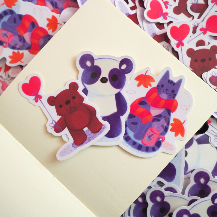 Pack 3 Stickers @lagriffedmaho21