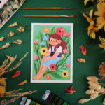 Illustration - Pause en fleurs