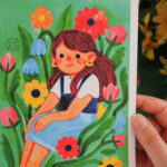 Illustration - Pause en fleurs