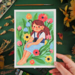 Illustration - Pause en fleurs