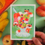 Illustration - Trois renards & une salade de fruits
