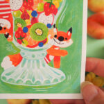Illustration - Trois renards & une salade de fruits