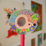 Sticker holographique - Griotte Club