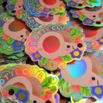 Sticker holographique - Griotte Club