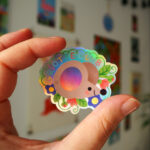 Sticker holographique - Griotte Club