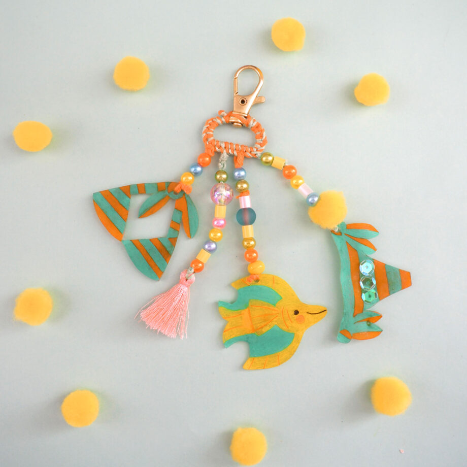 Babiole de sac - Poisson et Bikini