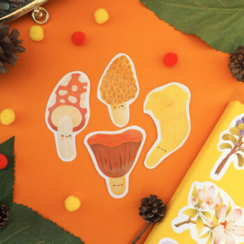 Pack de stickers géants - Champignons