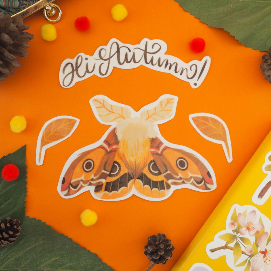 Pack de stickers géants - Papillon de nuit