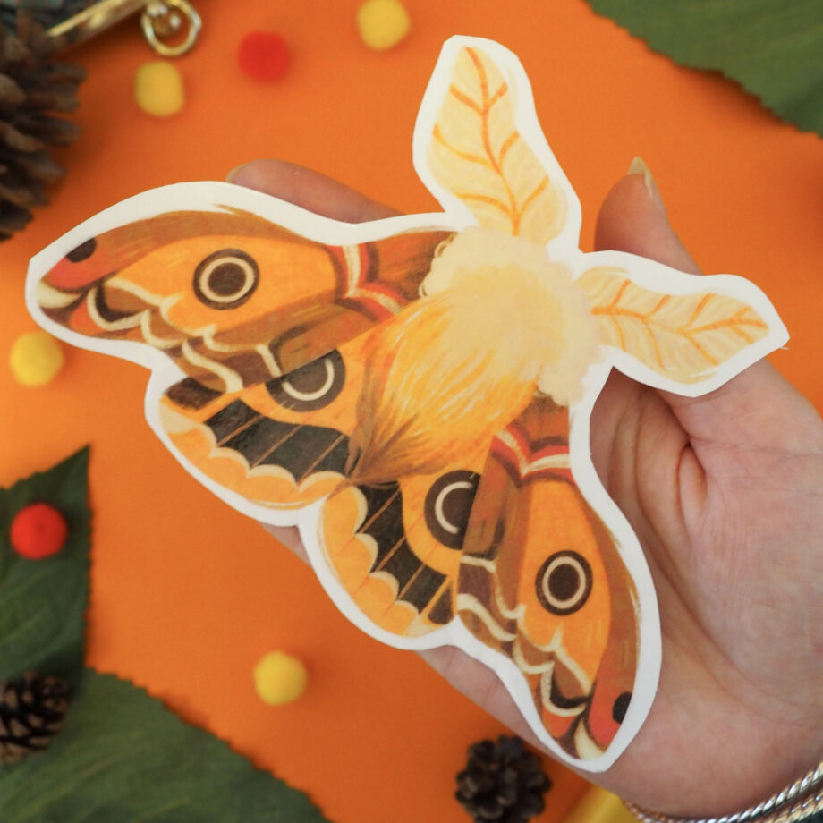 Pack de stickers géants - Papillon de nuit