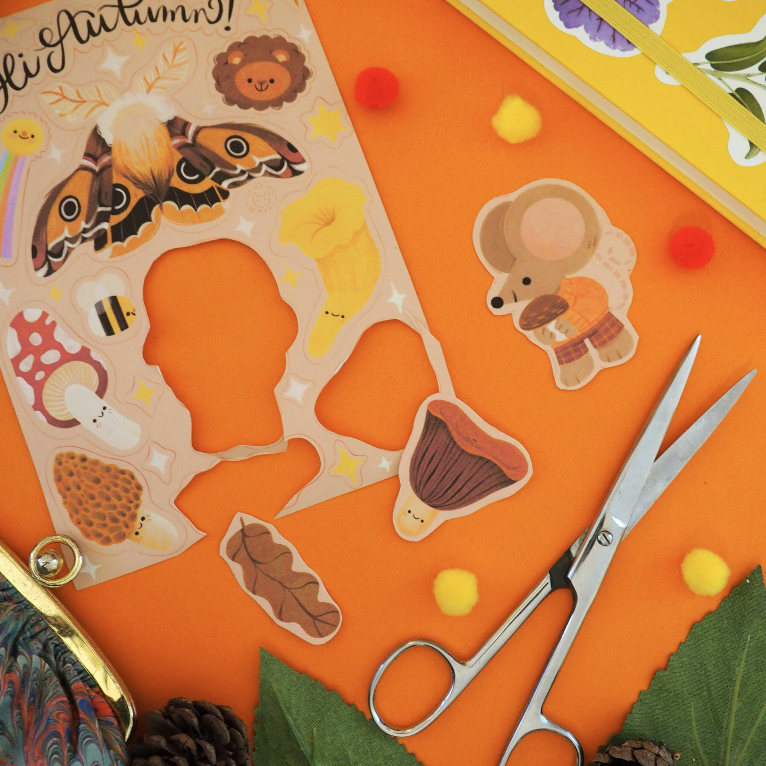 Planche de stickers à découper
