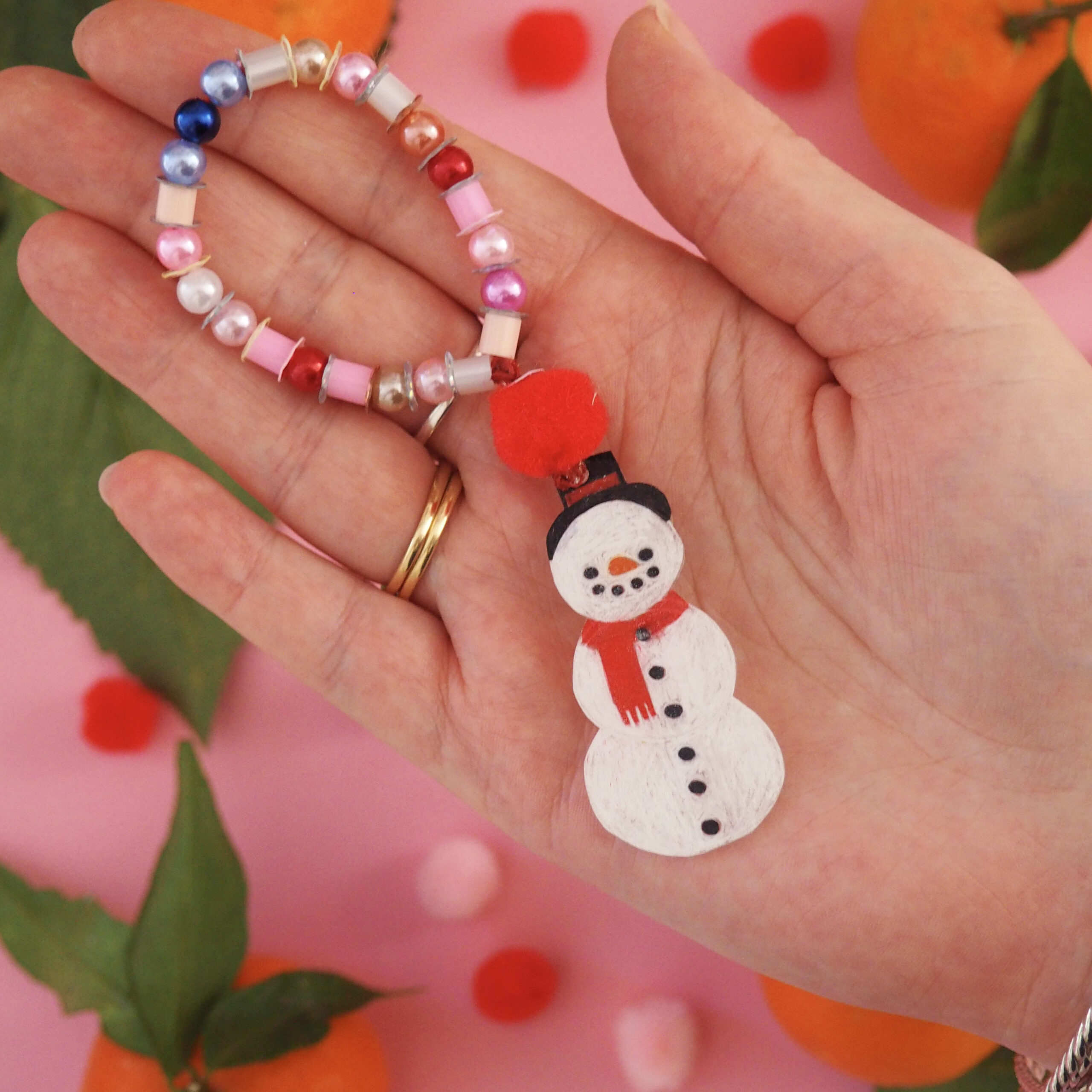 Bonhomme de neige - Décoration à suspendre (spéciale Noël !) (Copie)