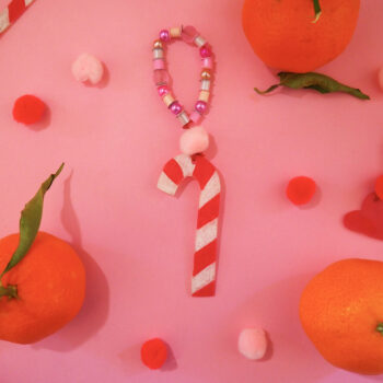 Canne à sucre 2 - Décoration à suspendre (spéciale Noël !)