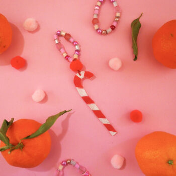 Canne à sucre 3 - Décoration à suspendre (spéciale Noël !)