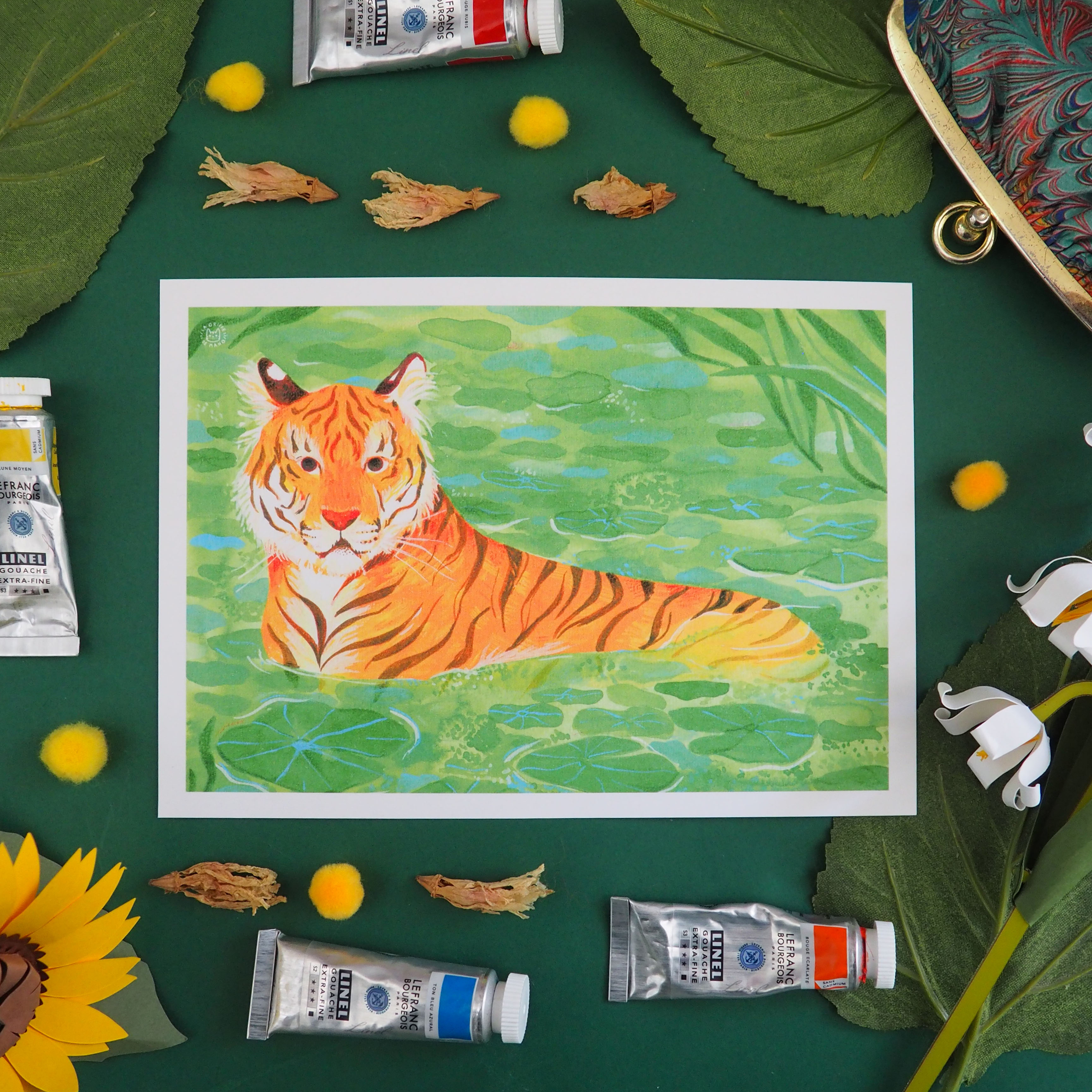 Illustration - Tigre du Bengale