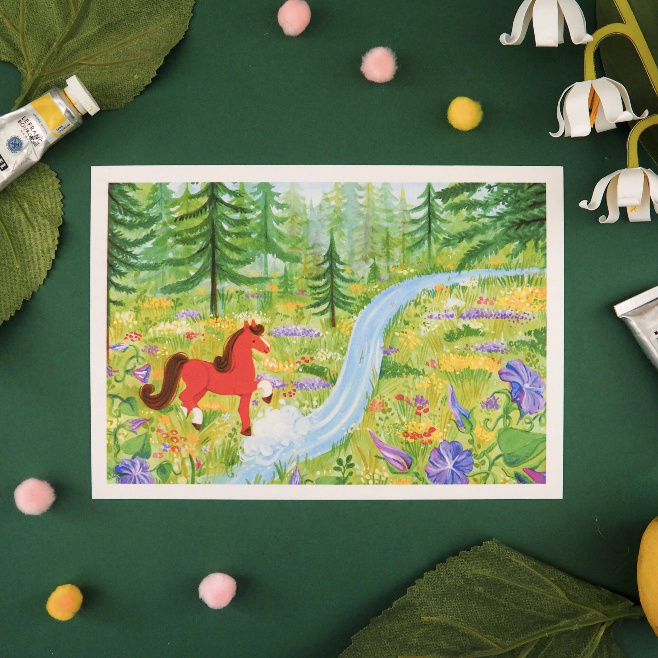 Illustration - La Forêt enchantée